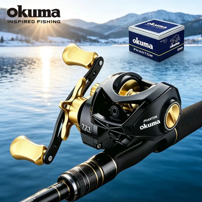 Surf Reel - بكرة صيد OKUMA Baitcaster بقوة سحب